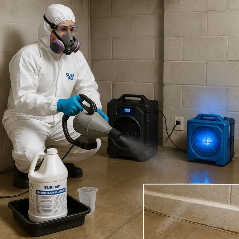 Sanitization and Odor Removal process in Colton, CA